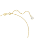 Pingente Swarovski Stilla Lapidação Pera Verde Lacado a Dourado
