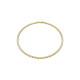Colar Swarovski Matrix Tennis Lapidação Redonda Pequeno Amarelo Lacado a Dourado
