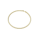 Colar Swarovski Matrix Tennis Lapidação Redonda Pequeno Amarelo Lacado a Dourado