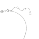 Pingente Swarovski Matrix Combinação de Lapidações Coração Branco Lacado a Ródio