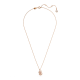 Pingente Swarovski Iconic Swan Cisne Pequeno Branco Lacado a Rosa Dourado
