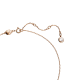 Pingente Swarovski Iconic Swan Cisne Pequeno Branco Lacado a Rosa Dourado