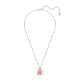 Pingente Swarovski Teddy Urso Rosa Lacado a Rosa Dourado