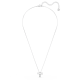 Pingente Swarovski Attract Combinação de Lapidações Agrupamento Branco Lacado a Ródio