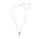 Colar Swarovski Twist Branco Lacado a Rosa Dourado