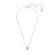 Colar Swarovski Millenia Lapidação Octogonal Rosa Lacado a Rosa Dourado