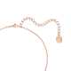 Colar Swarovski Millenia Lapidação Octogonal Rosa Lacado a Rosa Dourado