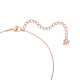 Colar Swarovski Sparkling Dance Trevo de Quatro Folhas Rosa Lacado a Rosa Dourado