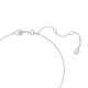 Pingente Swarovski Constella Lapidação Redonda Pavé Branco Lacado a Ródio