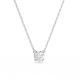 Pingente Swarovski Constella Lapidação Redonda Branco Lacado a Ródio