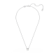Pingente Swarovski Constella Lapidação Redonda Branco Lacado a Ródio