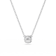 Pingente Swarovski Constella Lapidação Redonda Branco Lacado a Ródio