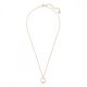 Pingente Swarovski Creativity Branco Lacado a Rosa Dourado