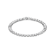 Colar Swarovski Millenia Lapidação Octogonal Branco Lacado a Ródio