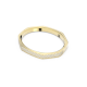 Bracelete Swarovski Dextera Modelo Octagonal Branca Lacado a Dourado M