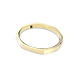 Bracelete Swarovski Dextera Modelo Octagonal Branca Lacado a Dourado M