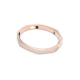 Bracelete Swarovski Dextera Modelo Octagonal Branca Lacado a Rosa Dourado