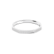 Bracelete Swarovski Dextera Modelo Octagonal Branca Lacado a Ródio