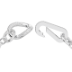 Pulseira Swarovski Dextera Pavé Ligações Mistas Branca Lacado a Ródio