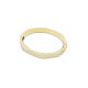 Bracelete Swarovski Dextera Modelo Octagonal Branca Lacado a Dourado L