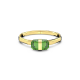 Bracelete Swarovski Lucent Fecho Magnético Verde Acabamento em Dourado