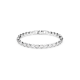 Pulseira Swarovski Tennis Lapidação Redonda Branca Lacado a Ródio