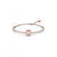 Bracelete Swarovski Millenia Lapidação Octogonal Rosa Lacado a Rosa Dourado
