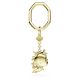 Chaveiro Swarovski Chinese Zodiac Dragão Amarelo Lacado a dourado