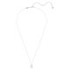 Pingente Swarovski Dextera Lapidação redonda Esfera Branco Lacado a ródio