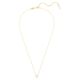 Pingente Swarovski Stilla Lapidação quadrada Branco Lacado a dourado