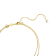 Pendente layered Meteora Branco Lacado a dourado