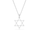 Pingente Swarovski Insigne Lapidação redonda Estrela Branco Lacado a ródio