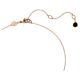 Pingente Swarovski Swan Cisne Preto Lacado a rosa dourado