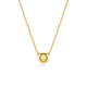 Pingente Swarovski Imber Lapidação redonda Branco Lacado a dourado