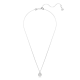 Pingente Swarovski Meteora Branco Lacado a ródio