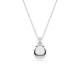 Pingente Swarovski Meteora Branco Lacado a ródio