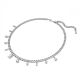Colar Swarovski Dextera Combinação de lapidações Branco Lacado a ródio