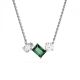 Pingente Swarovski Mesmera Combinação de lapidações Verde Lacado a ródio