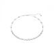 Colar Swarovski Mesmera Combinação de lapidações Design disperso Branco Lacado a ródio