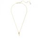 Pingente Swarovski Dextera Combinação de lapidações Branco Lacado a dourado