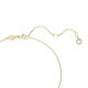 Pingente Swarovski Dextera Combinação de lapidações Branco Lacado a dourado
