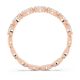 Anel Swarovski Vittore Lapidação Marquesa Branco Lacado a rosa dourado 60