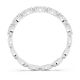 Anel Swarovski Vittore Lapidação Marquesa Branco Lacado a ródio 58