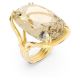 Anel swarovski Harmonia cocktail Cristal de grandes dimensões Dourado 60