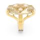 Anel swarovski Harmonia cocktail Cristal de grandes dimensões Dourado 60