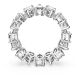 Anel Swarovski Vittore Lapidação gota Branco Lacado a ródio 52