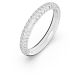 Anel Swarovski Stone Branco Lacado a ródio 52