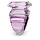 Anel Swarovski cocktail Lucent Lapidação octogonal Rosa 58