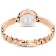 Relógio Swarovski Matrix Bangle Fabrico suíço Bracelete em cristal Rosa Acabamento em rosa dourado