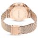 Relógio Swarovski Nova Chrono Fabrico suíço Pulseira de metal Tom Dourado rosa Acabamento em rosa dourado